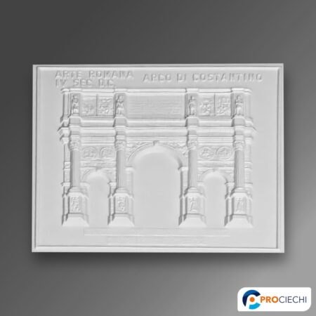 Arco di Costantino (IV sec. d.C.): prospetto