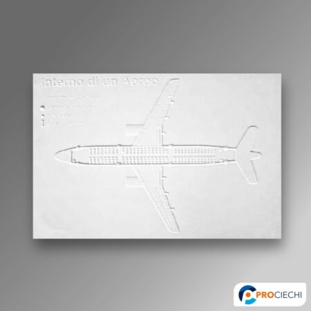 L'interno di un aereo passeggeri