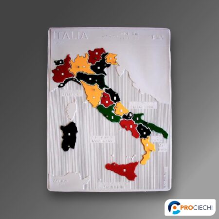 Italia politica componibile a colori
