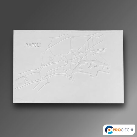 Pianta di Napoli con descrizione