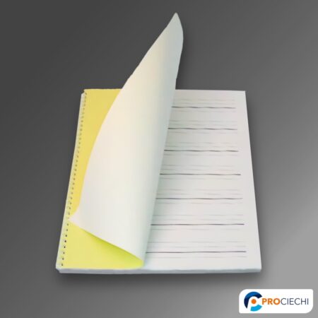 Quaderno a 4 righe in rilievo per scrittura in nero